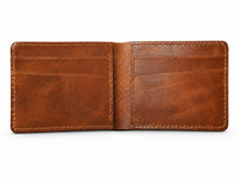 Men’s Full-Grain Leather Bifold Wallet | Cognac Brown