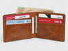 Video for Men’s Full-Grain Leather Bifold Wallet | Cognac Brown
